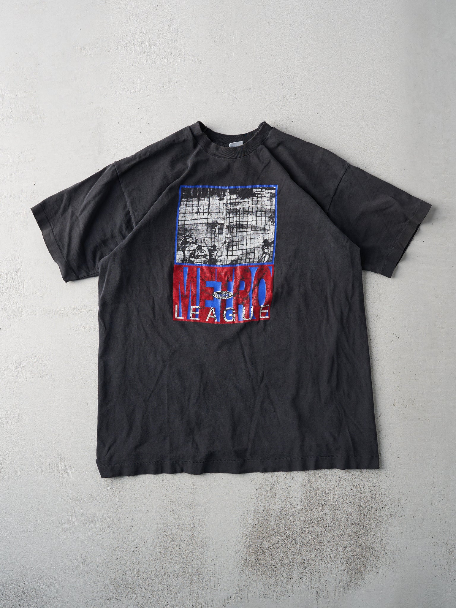 Vintage 94' Black Metro League Single Stitch Tee (M)