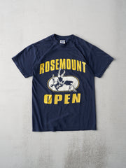 Vintage 90s Navy Rosemount Wrestling Open Staff Tee (XS)