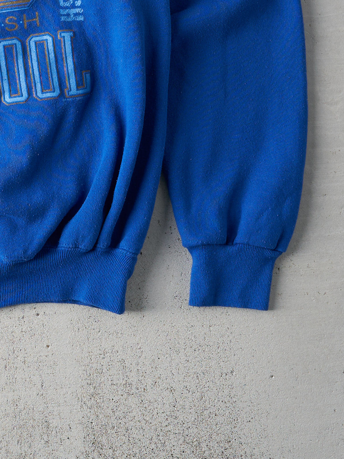 Vintage 90s Royal Blue Rosemount High School Crewneck (L)