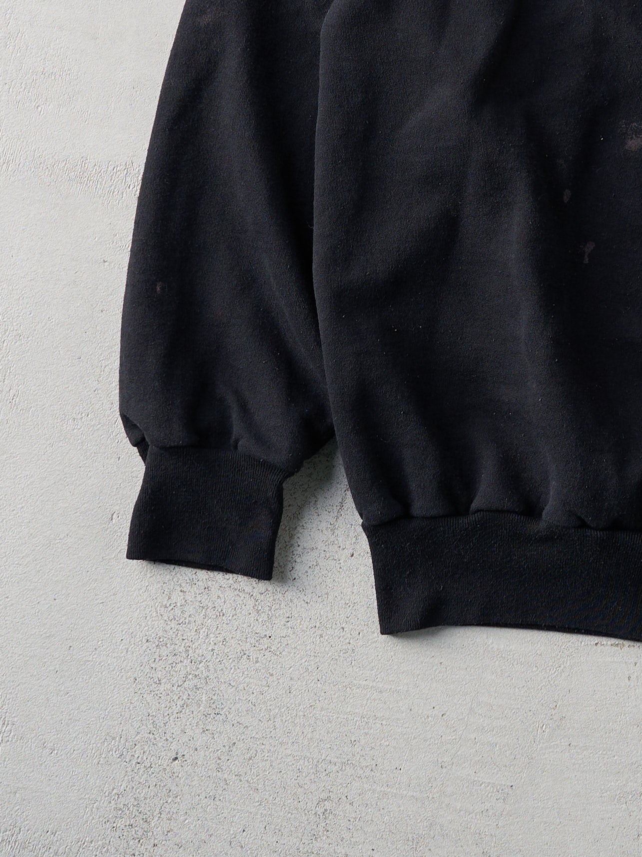 Vintage 90s Black Danforth Athletics Boxy Crewneck (L)