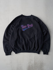 Vintage 90s Black New York Boxy Crewneck (XL)