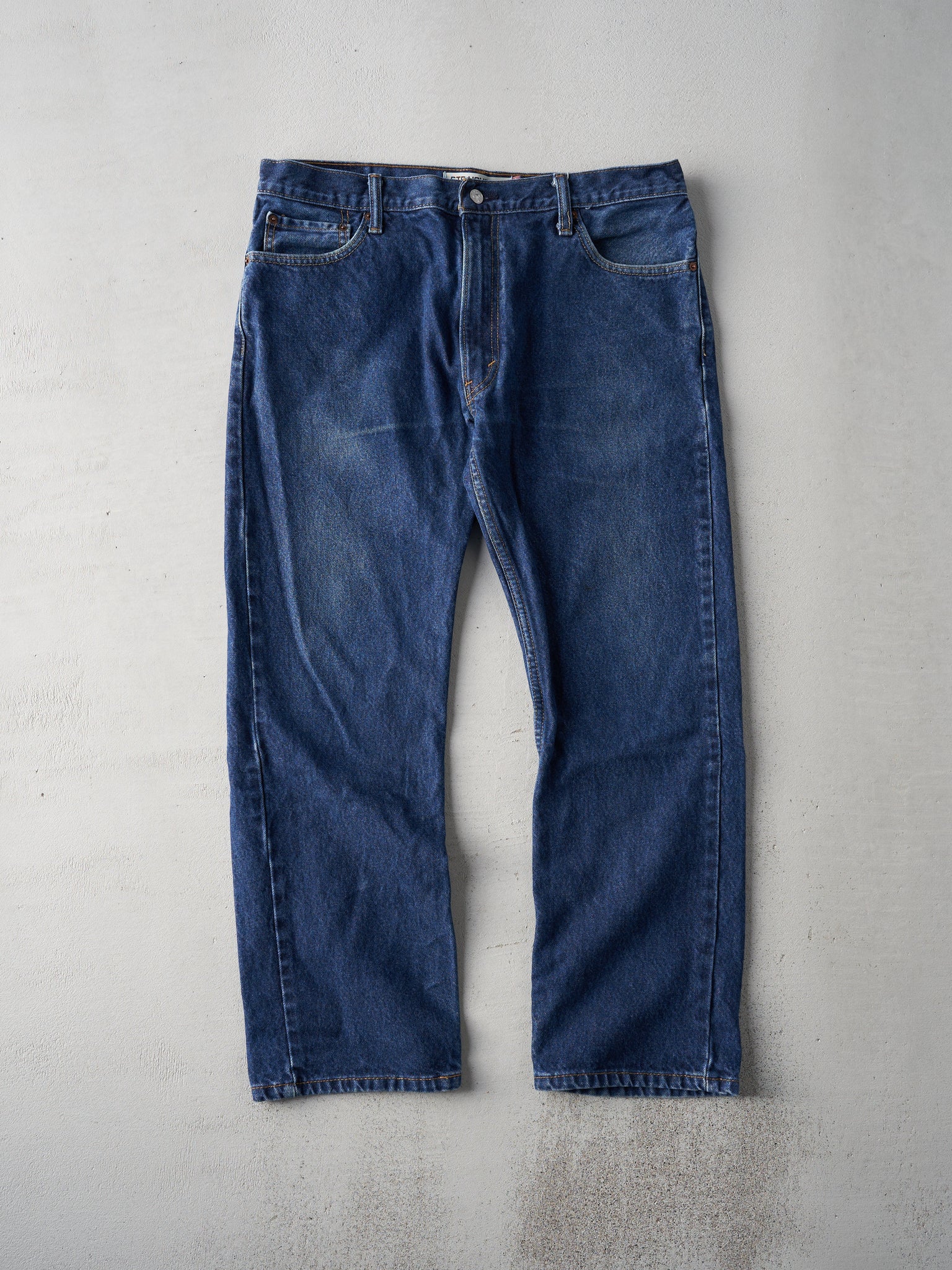 Vintage Dark Wash Levis 505 Straight Fit Jeans (36x29)