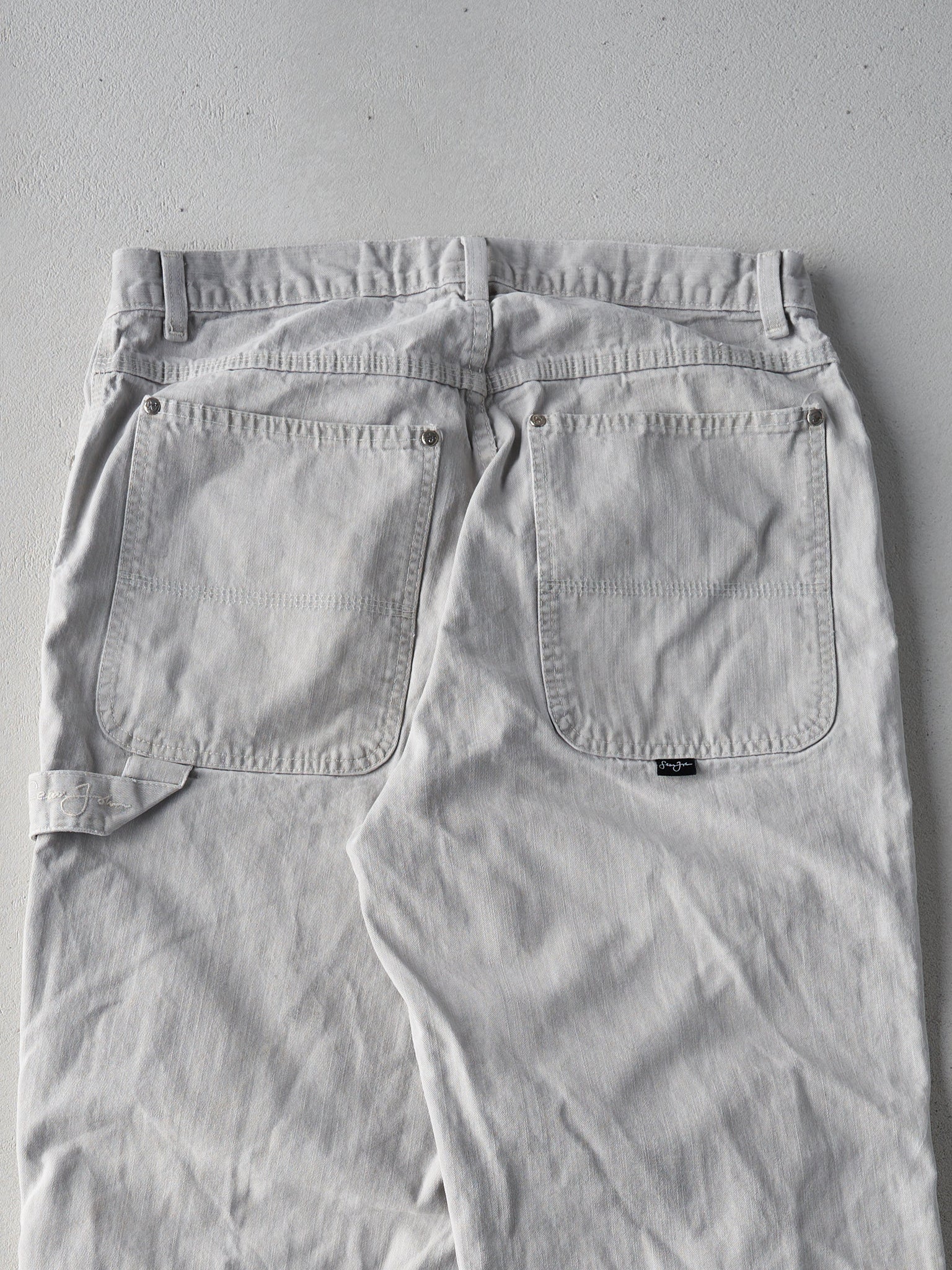 Vintage 90s Light Wash Grey Sean John Pants (34x31.5)