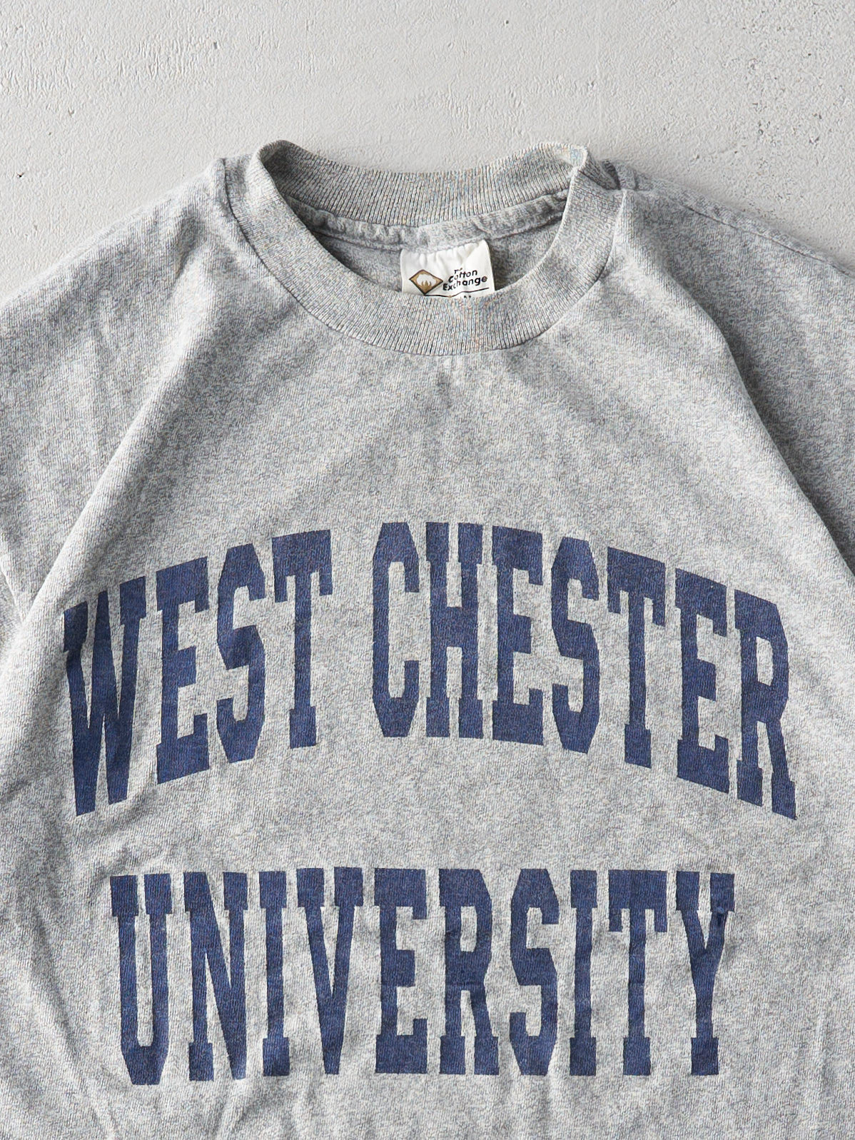 Vintage 90s Grey West Chester University Single Stitch Tee (S)