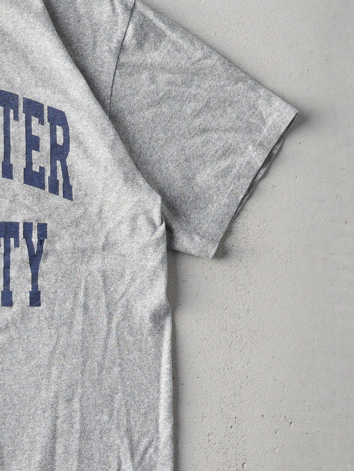 Vintage 90s Grey West Chester University Single Stitch Tee (S)