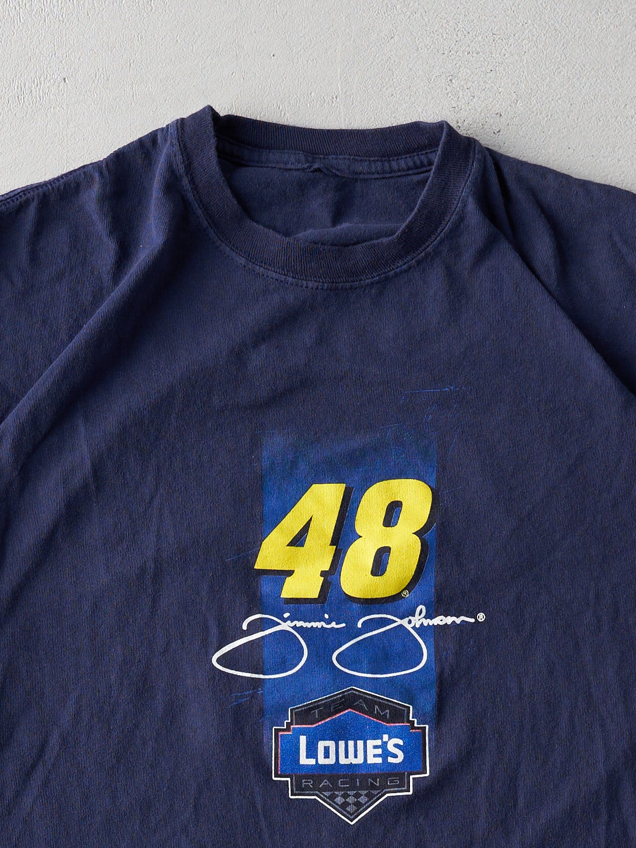 Vintage 06' Navy Jimmie Johnson Racing Tee (M)