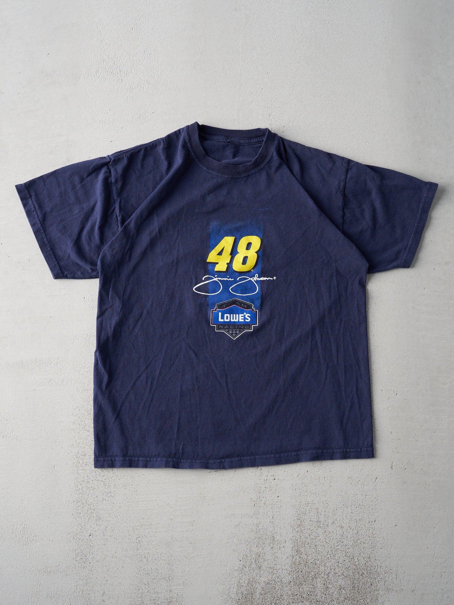 Vintage 06' Navy Jimmie Johnson Racing Tee (M)