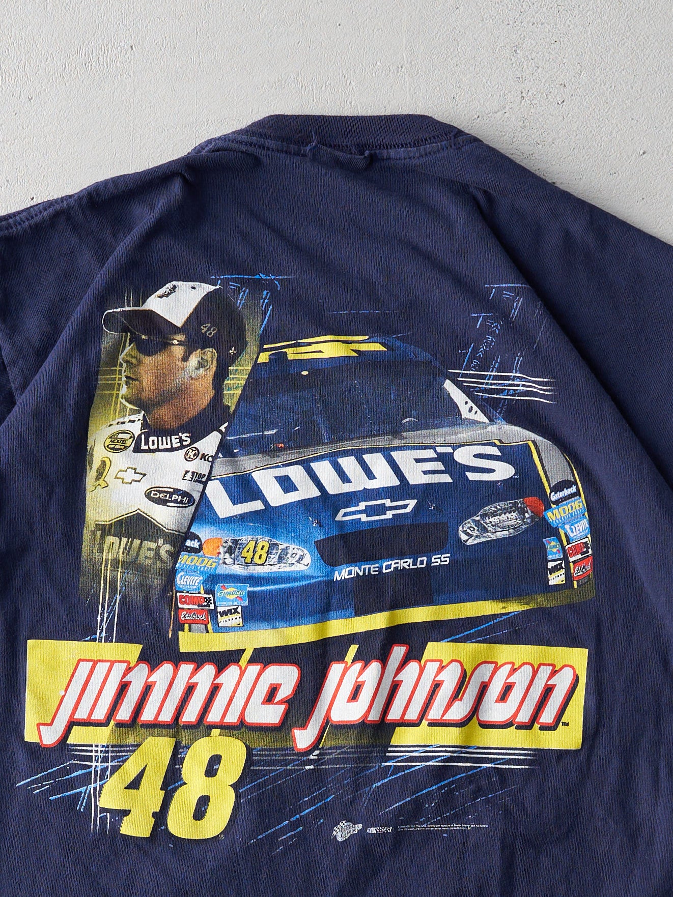 Vintage 06' Navy Jimmie Johnson Racing Tee (M)