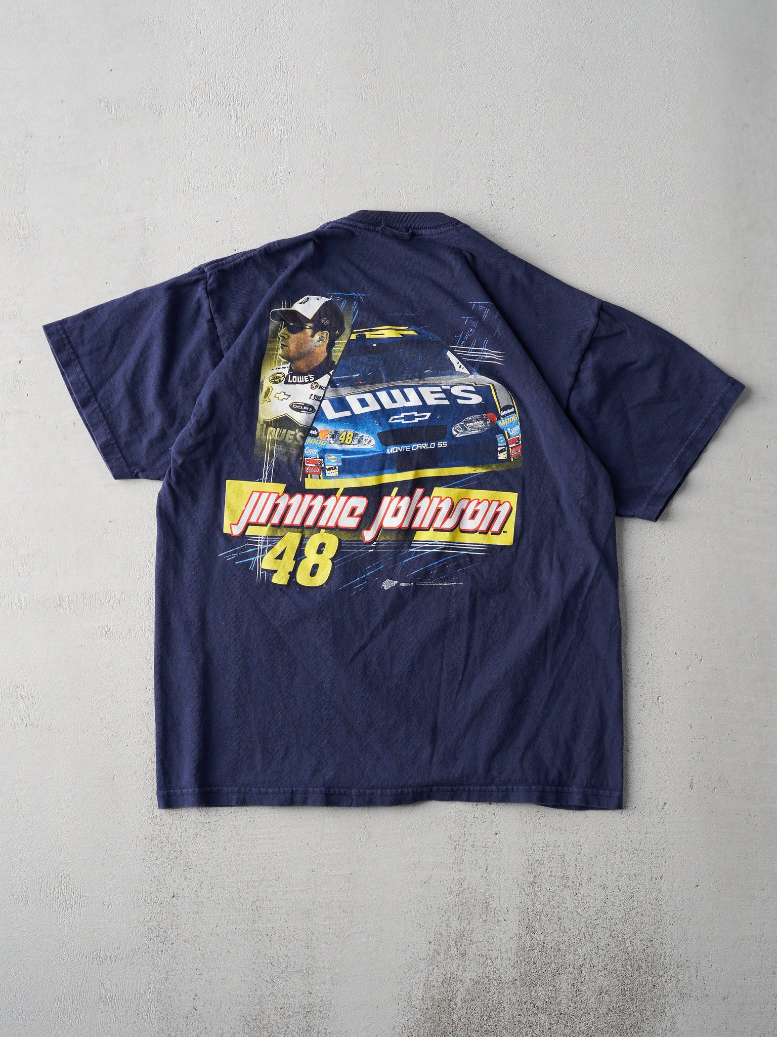 Vintage 06' Navy Jimmie Johnson Racing Tee (M)