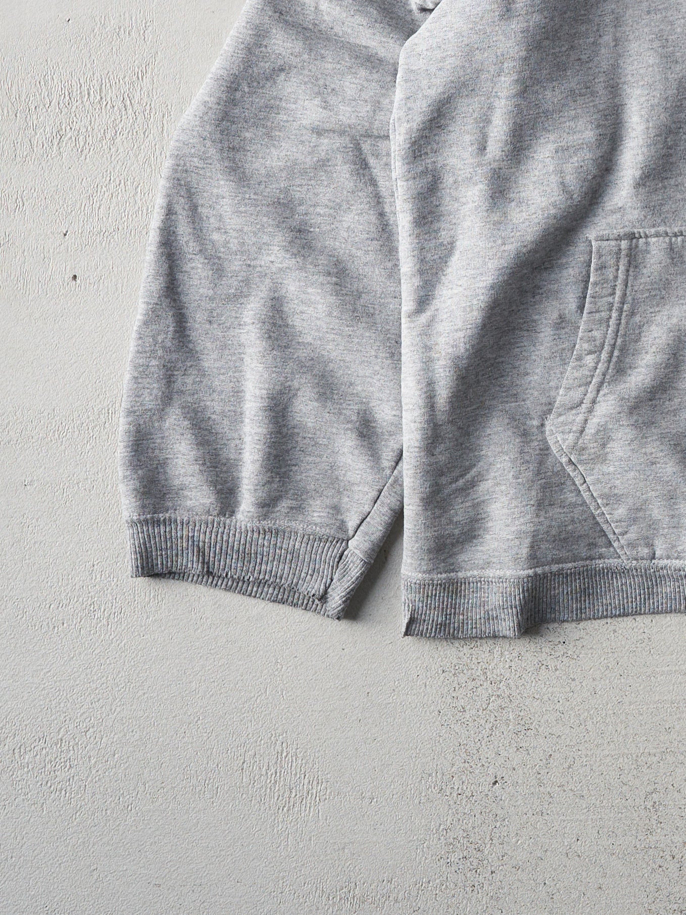 Vintage 90s Grey BUM Athletics Boxy Hoodie (L)