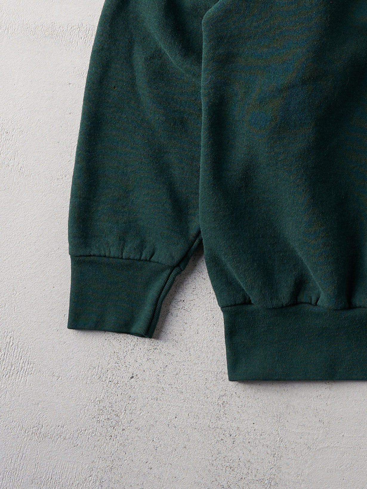 Vintage 90s Forest Green Blank Crewneck (L)