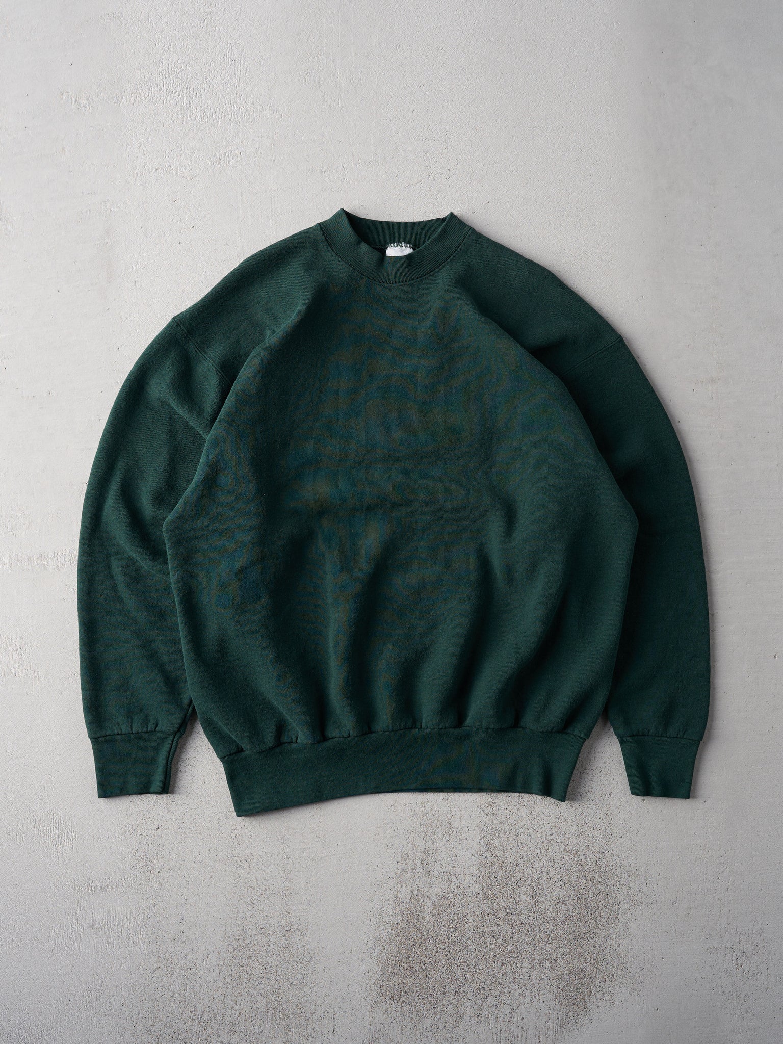 Vintage 90s Forest Green Blank Crewneck (L)