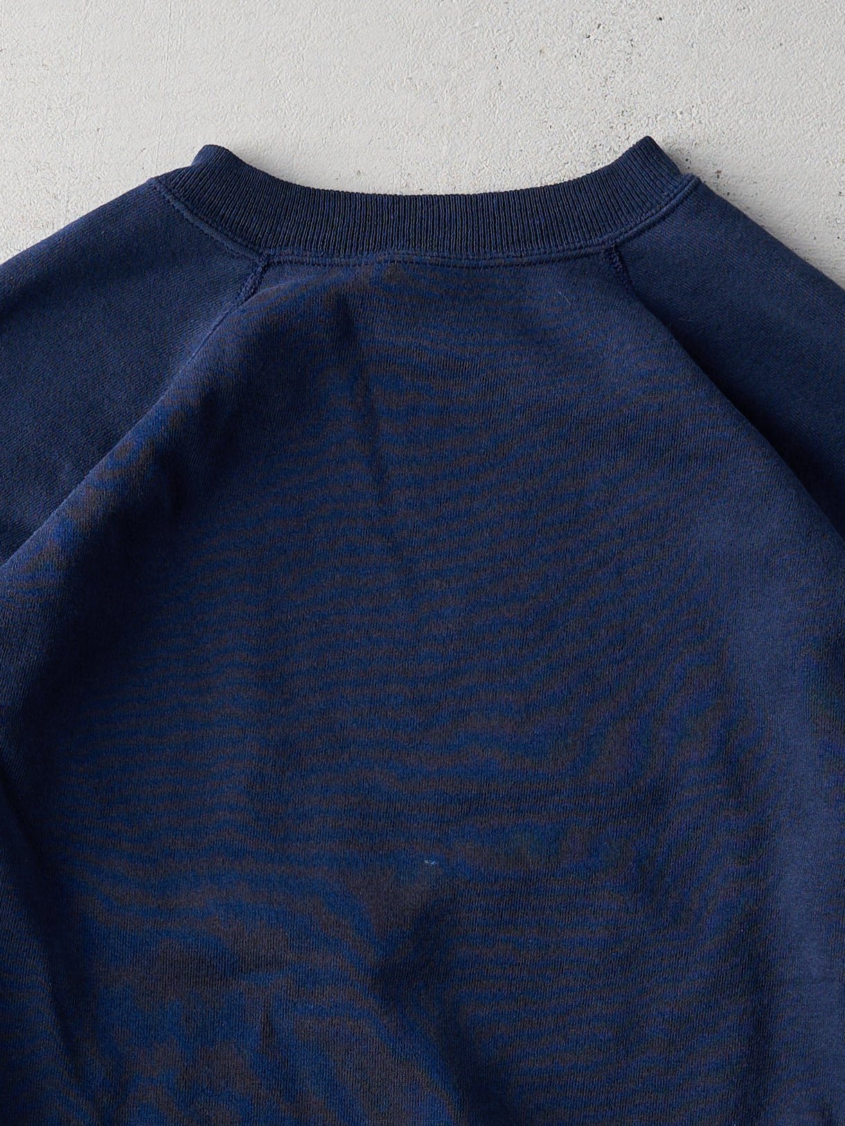 Vintage 80s Navy Blue Boxy Blank Crewneck (M/L)