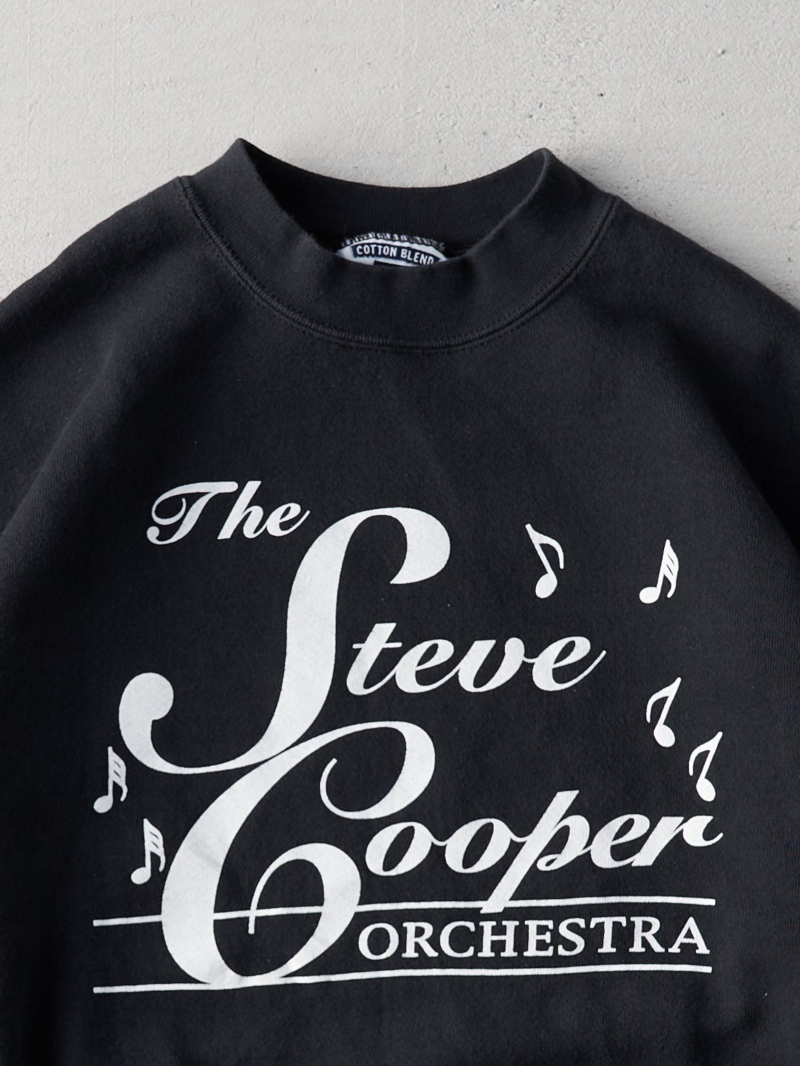 Vintage 90s Black Steve Cooper Orchestra Crewneck (M)