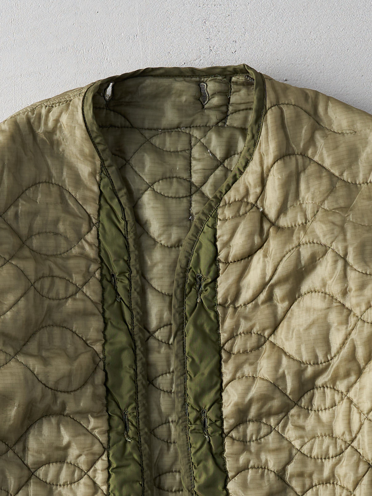 Vintage 90s Olive Green Liner Jacket (L)