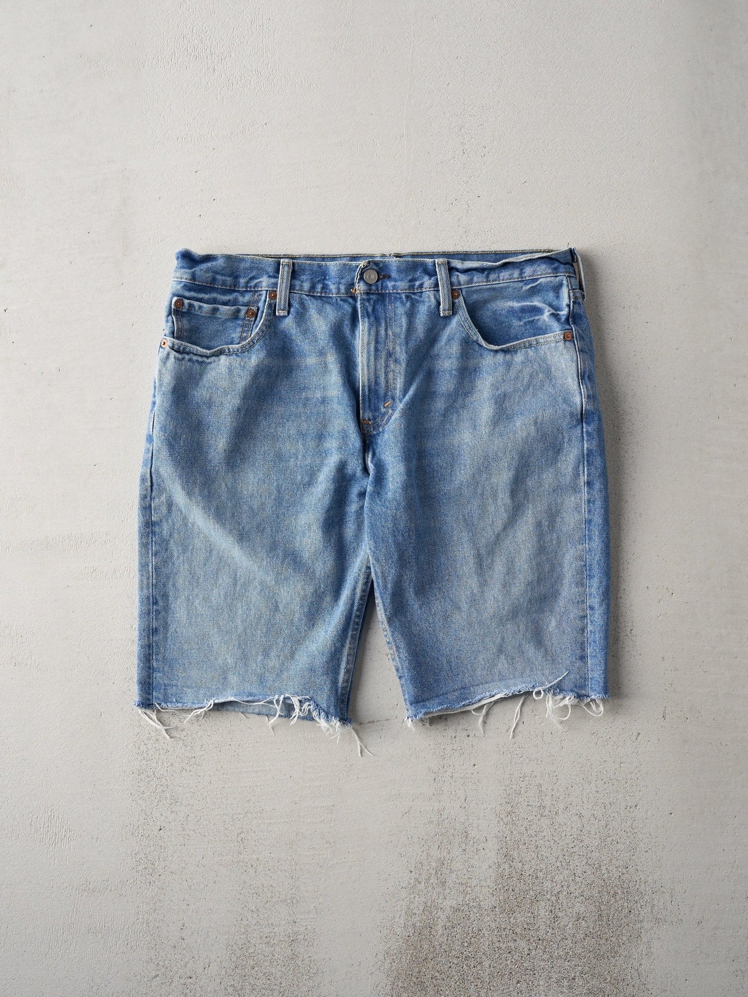 Vintage Light Wash Levis 511 Cut Offs (36x10.5)