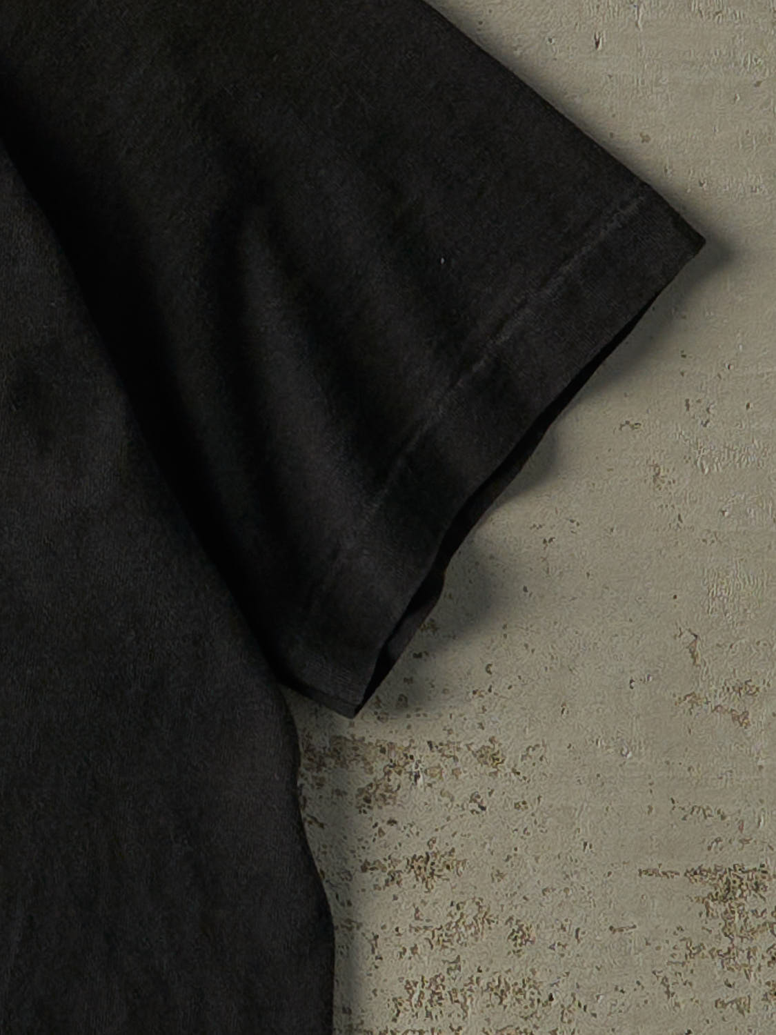 Vintage 90s Faded Black Blank Single Stitch Pocket Tee (XL)