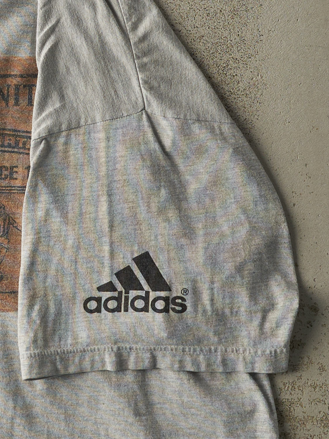 Vintage Y2K Grey Newcastle United FC Adidas Tee (LXL)