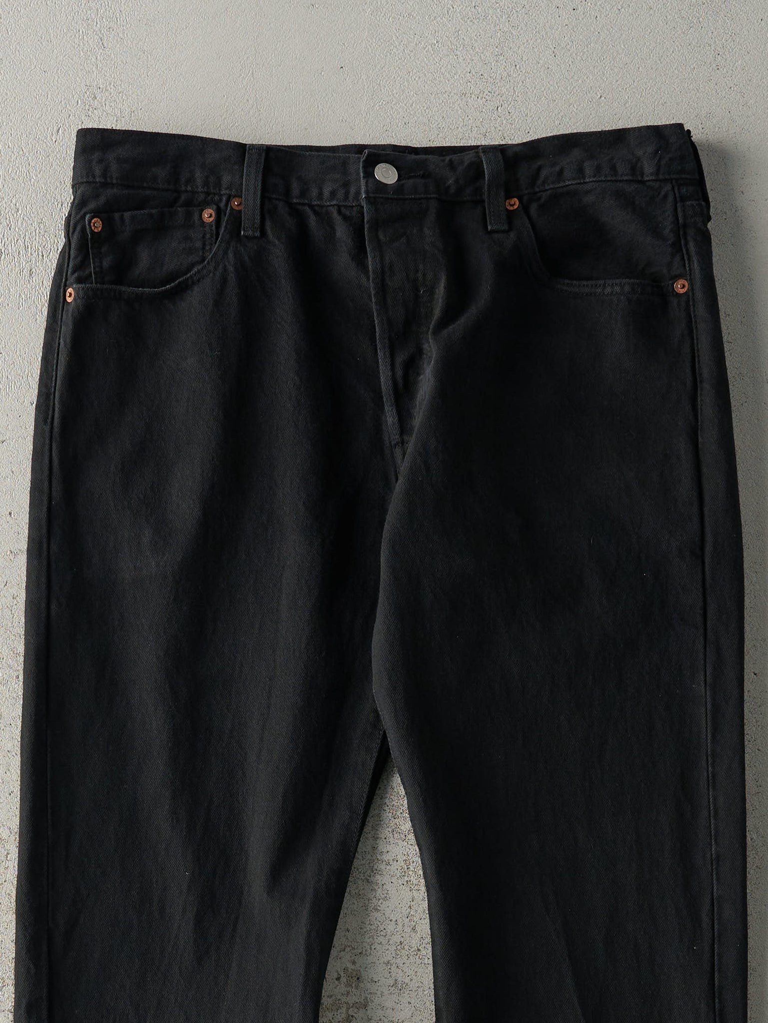 Vintage Y2K Black Levi's 501 Denim Pants (34x28.5)