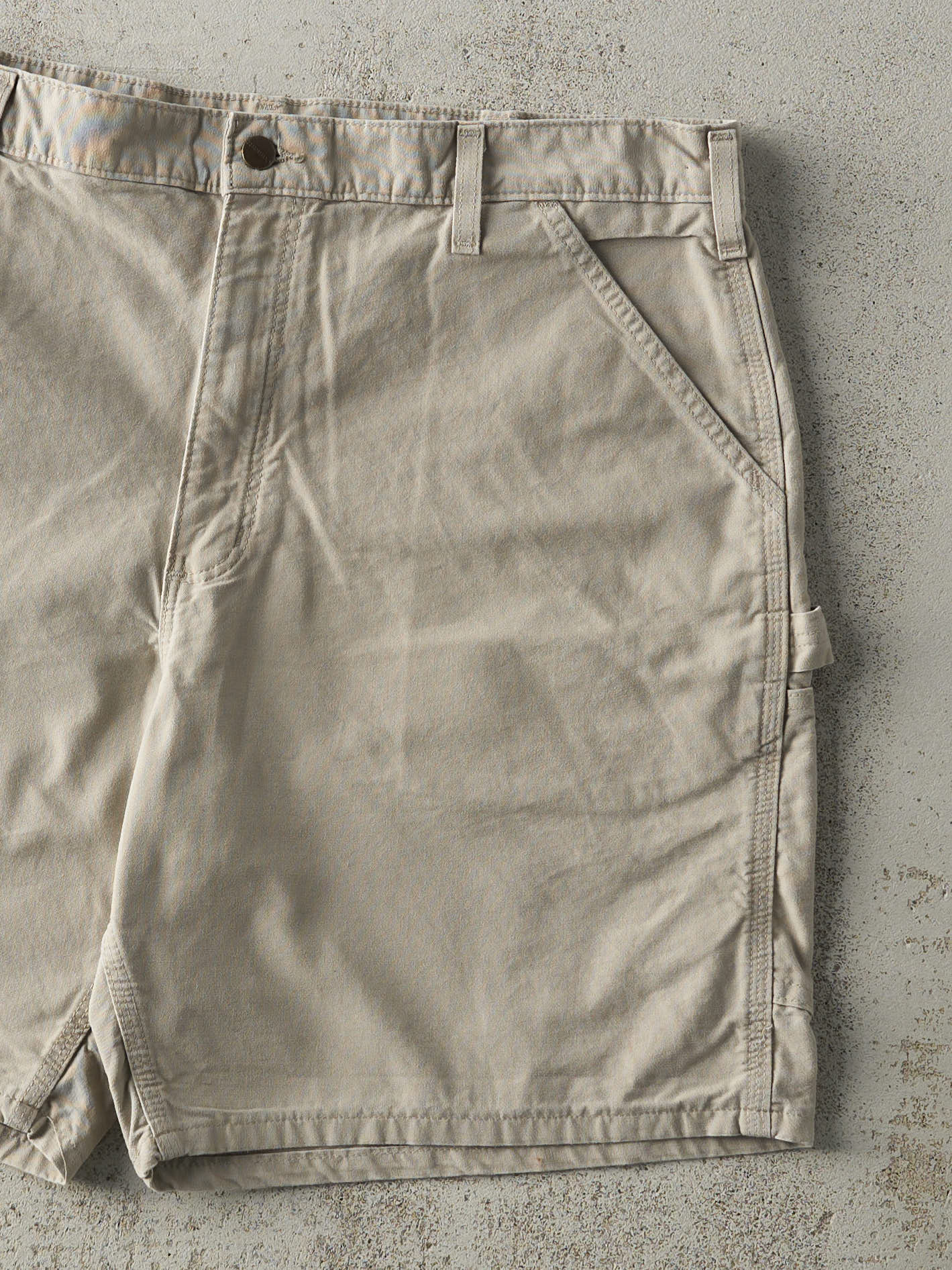 Vintage Y2K Beige Carhartt Lightweight Carpenter Shorts (38x8)