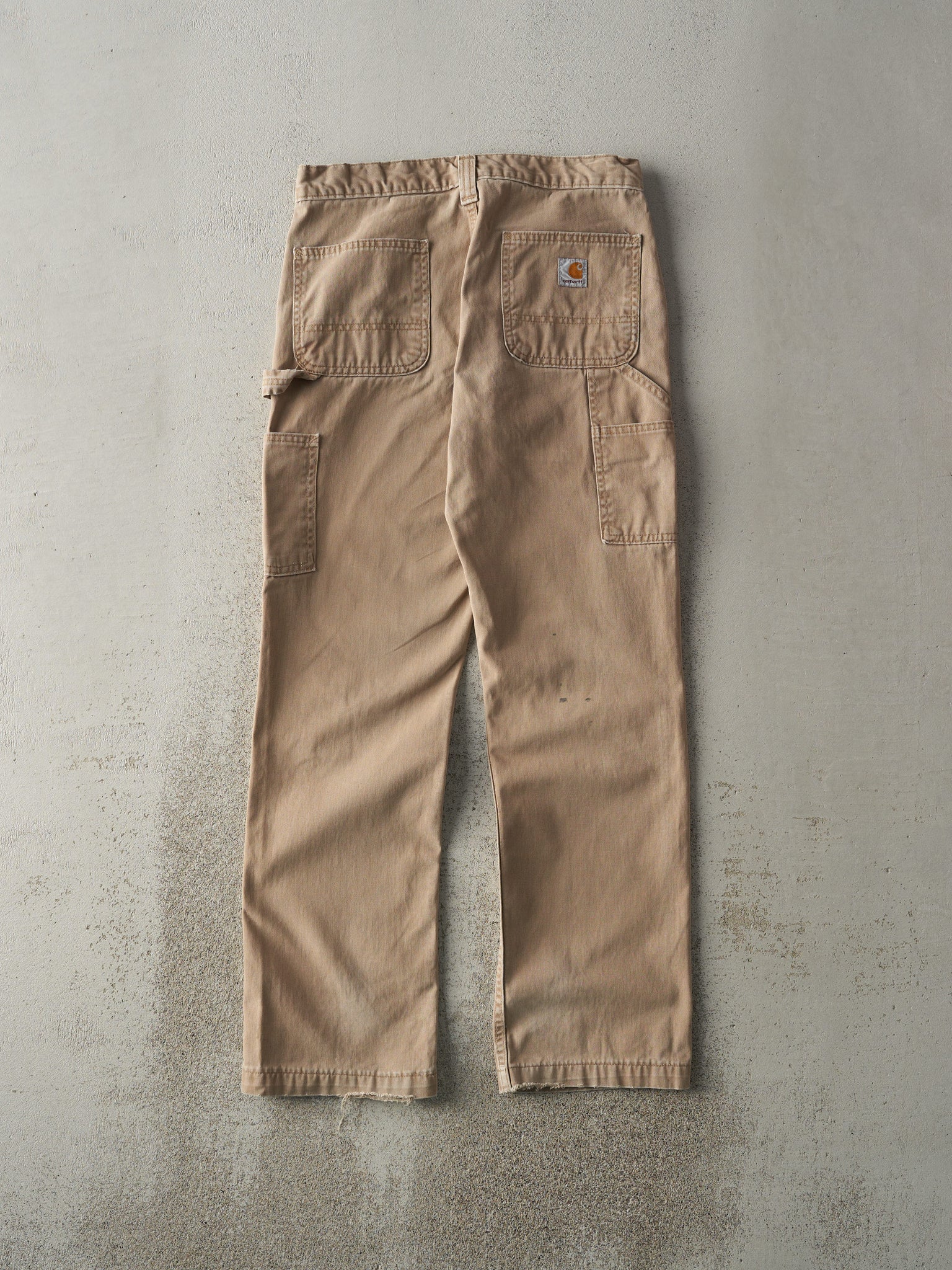 Vintage Y2K Beige Carhartt Carpenter Pants (30x30.5)