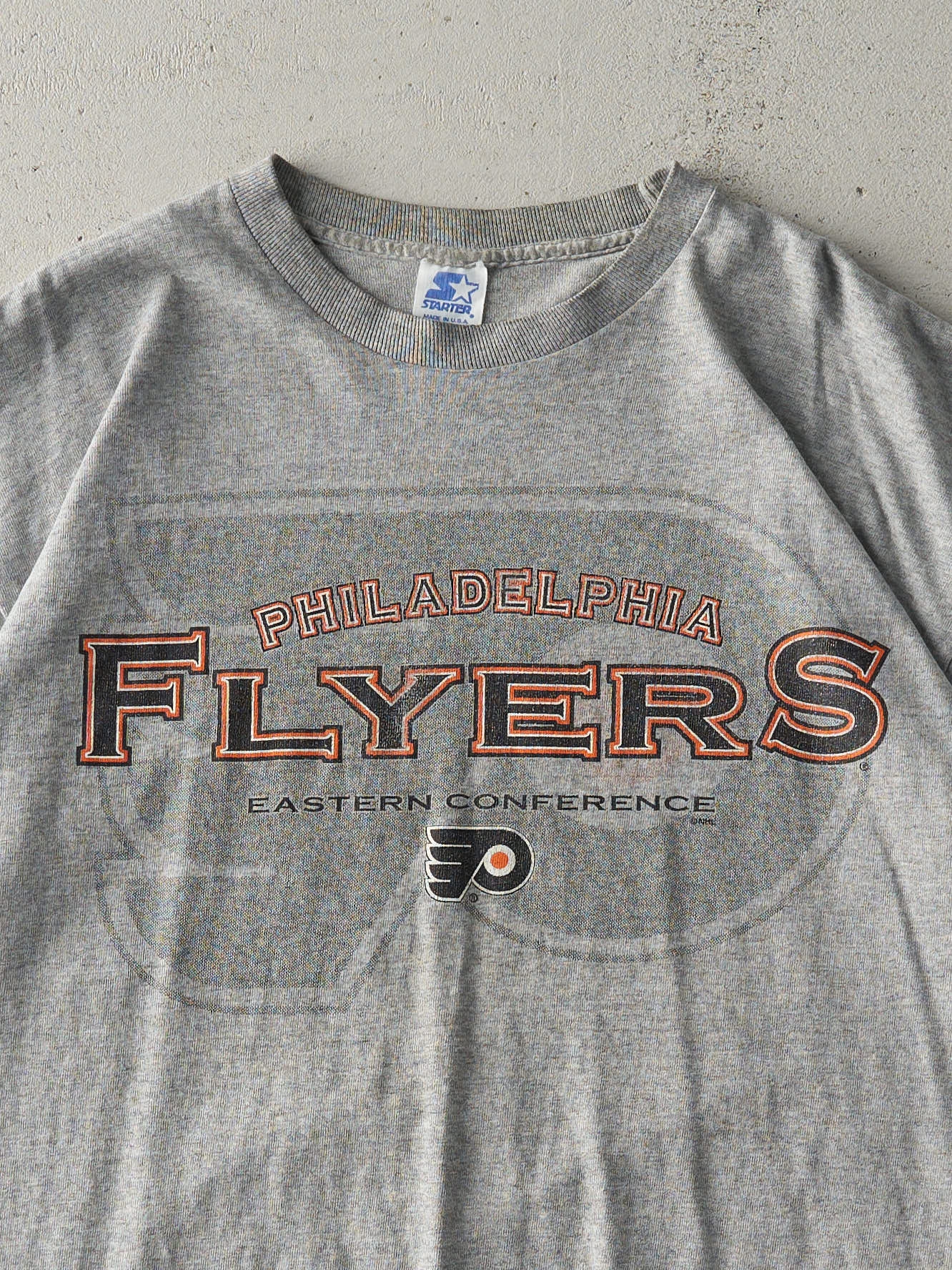Vintage 90s Grey Philadelphia Flyers Tee (L/XL)