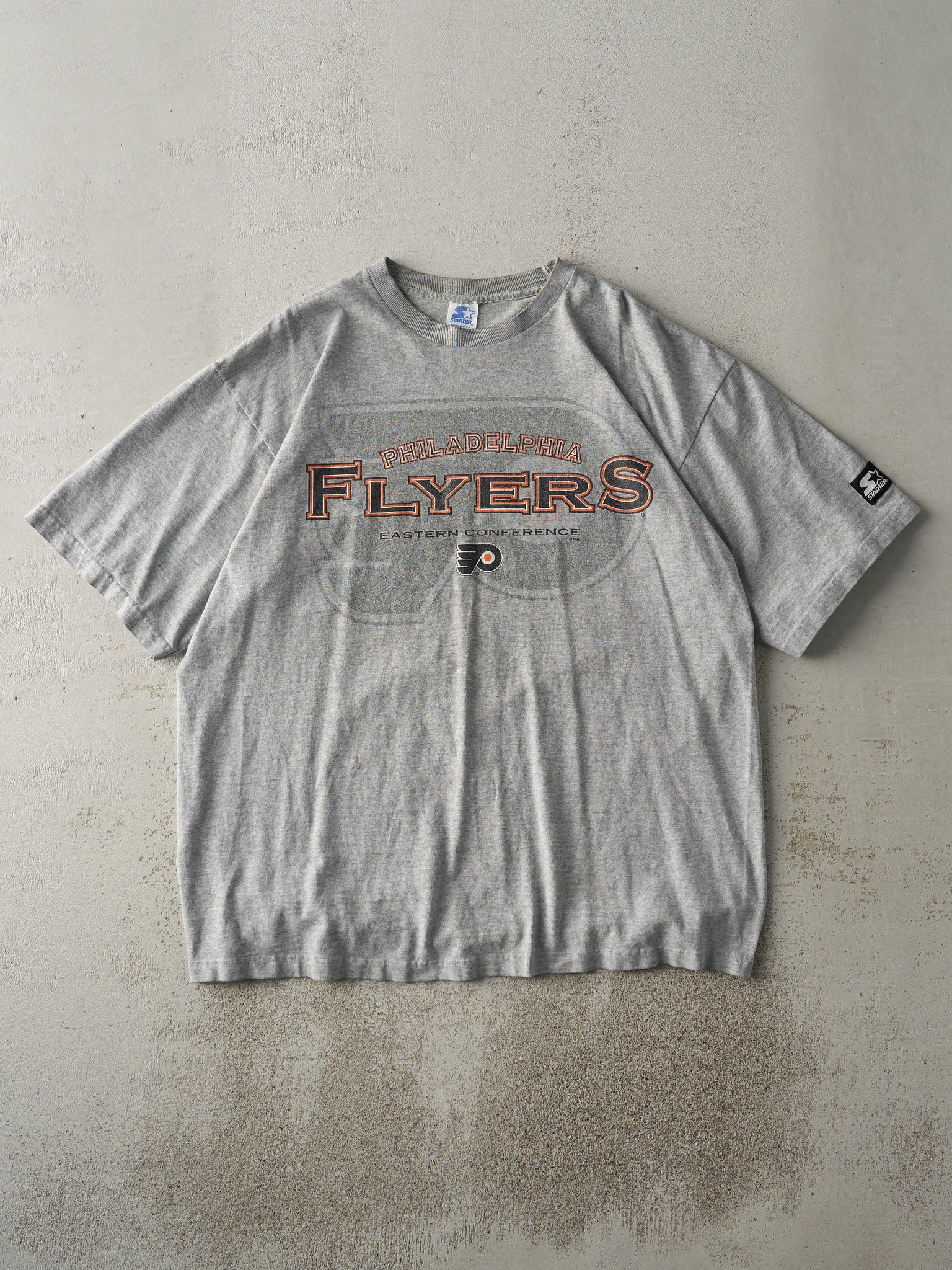Vintage 90s Grey Philadelphia Flyers Tee (L/XL)