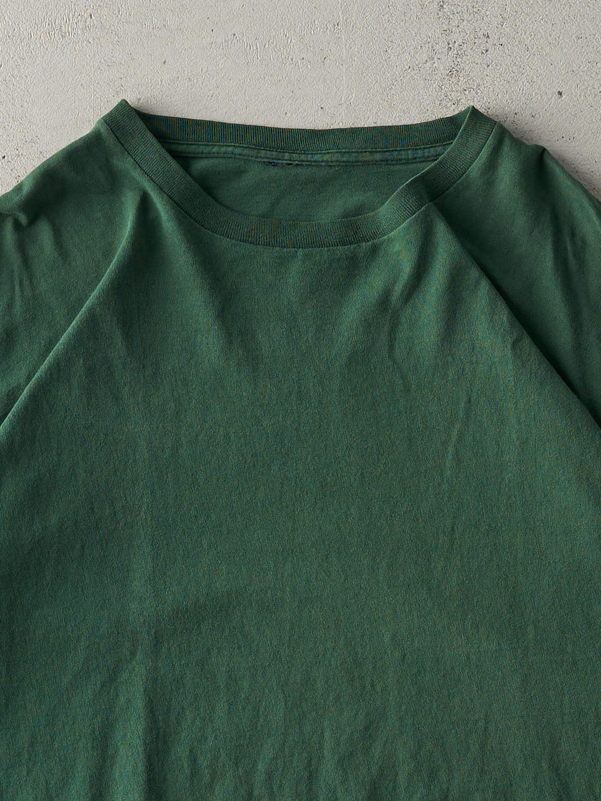 Vintage 90s Forest Green Blank Tee (L/XL)