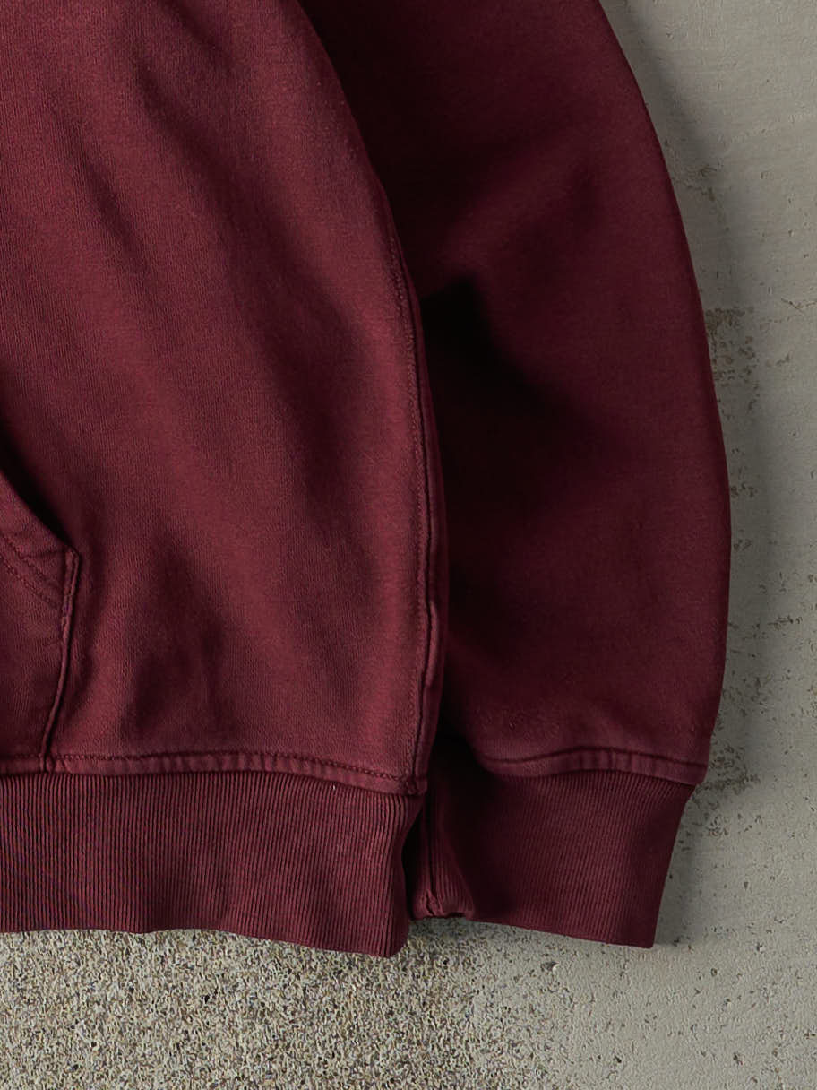 Vintage Y2K Burgundy Gap Hoodie (L/XL)