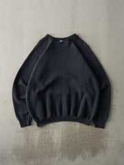 Vintage 80s Black Blank Crewneck (L)