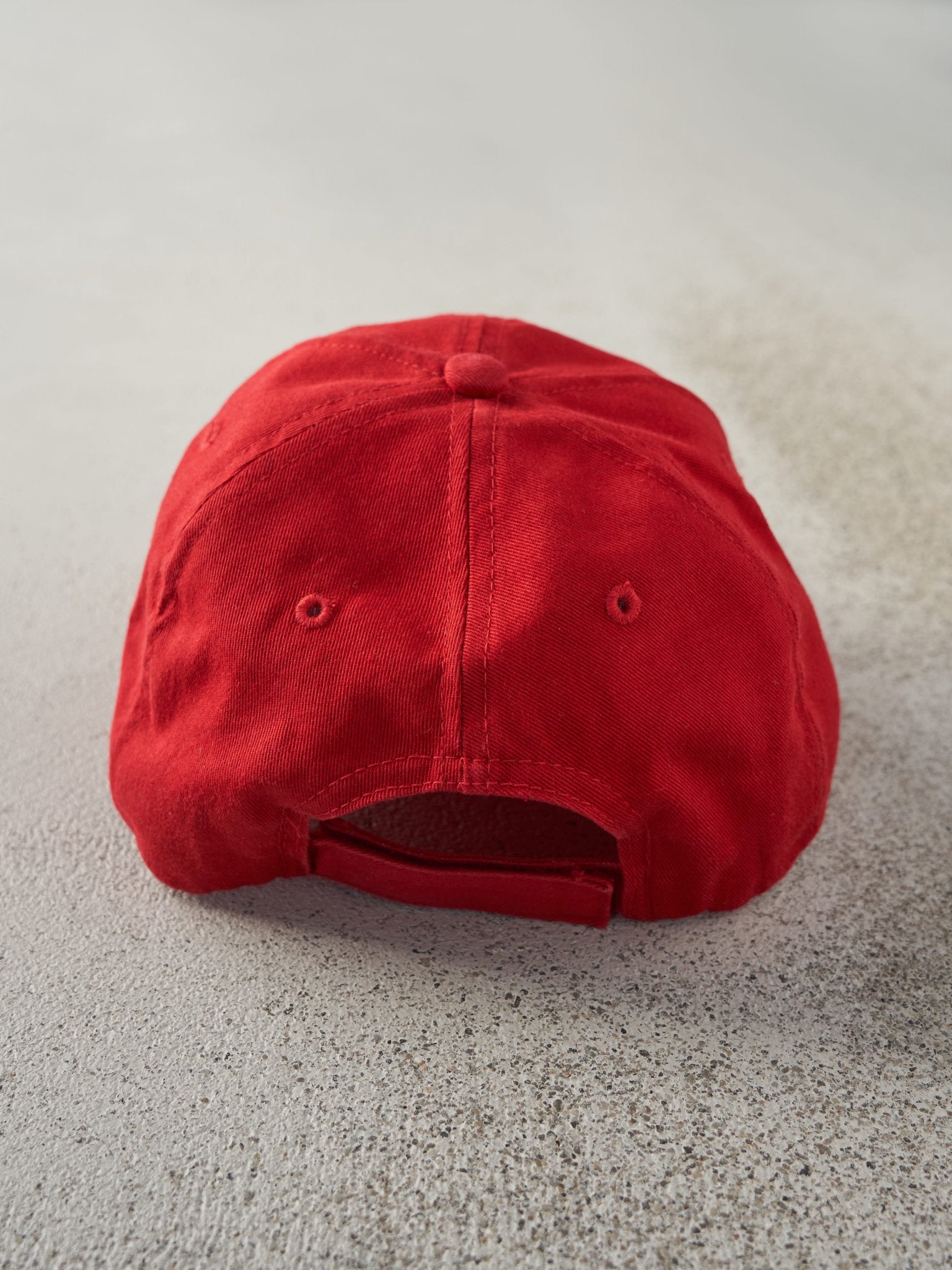 Vintage Y2K Red Embroidered Budweiser Nascar Racing Velcro Hat