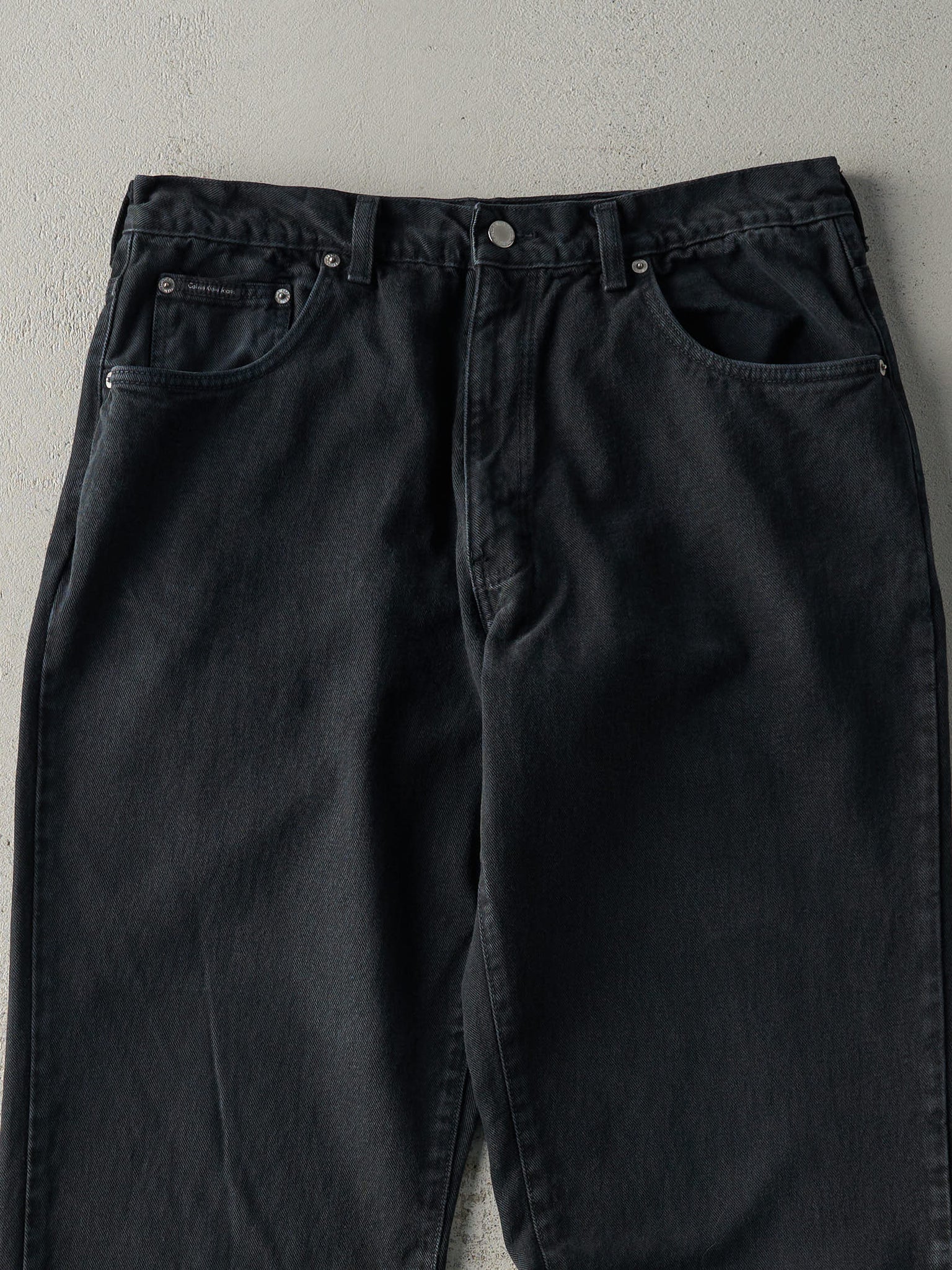 Vintage Y2K Black Calvin Klein Denim Pants (34x31.5)