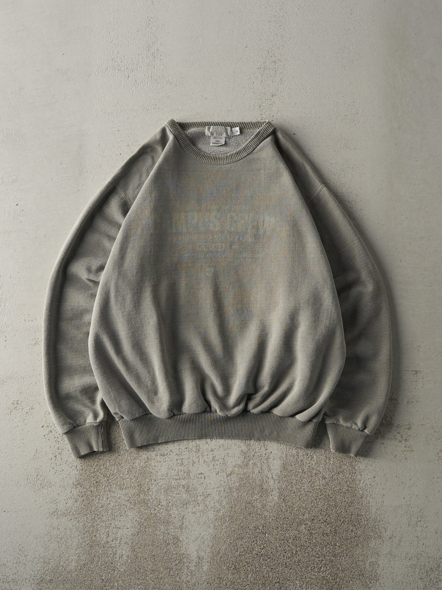 Vintage 90s Washed Green Campus Crew Crewneck (M/L)