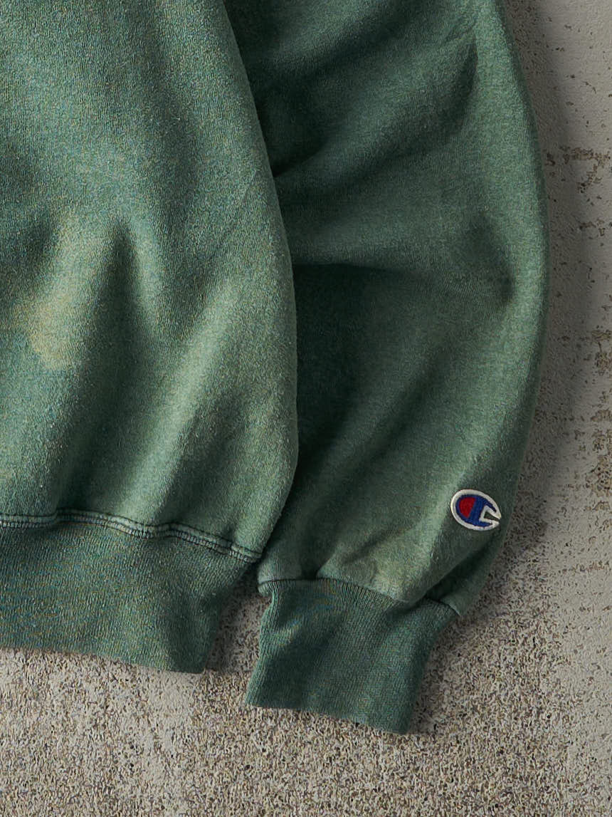 Vintage Y2K Green Champion Crewneck (M)