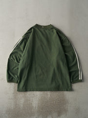 Vintage 90s Forest Green Embroidered Adidas Crewneck (L/XL)