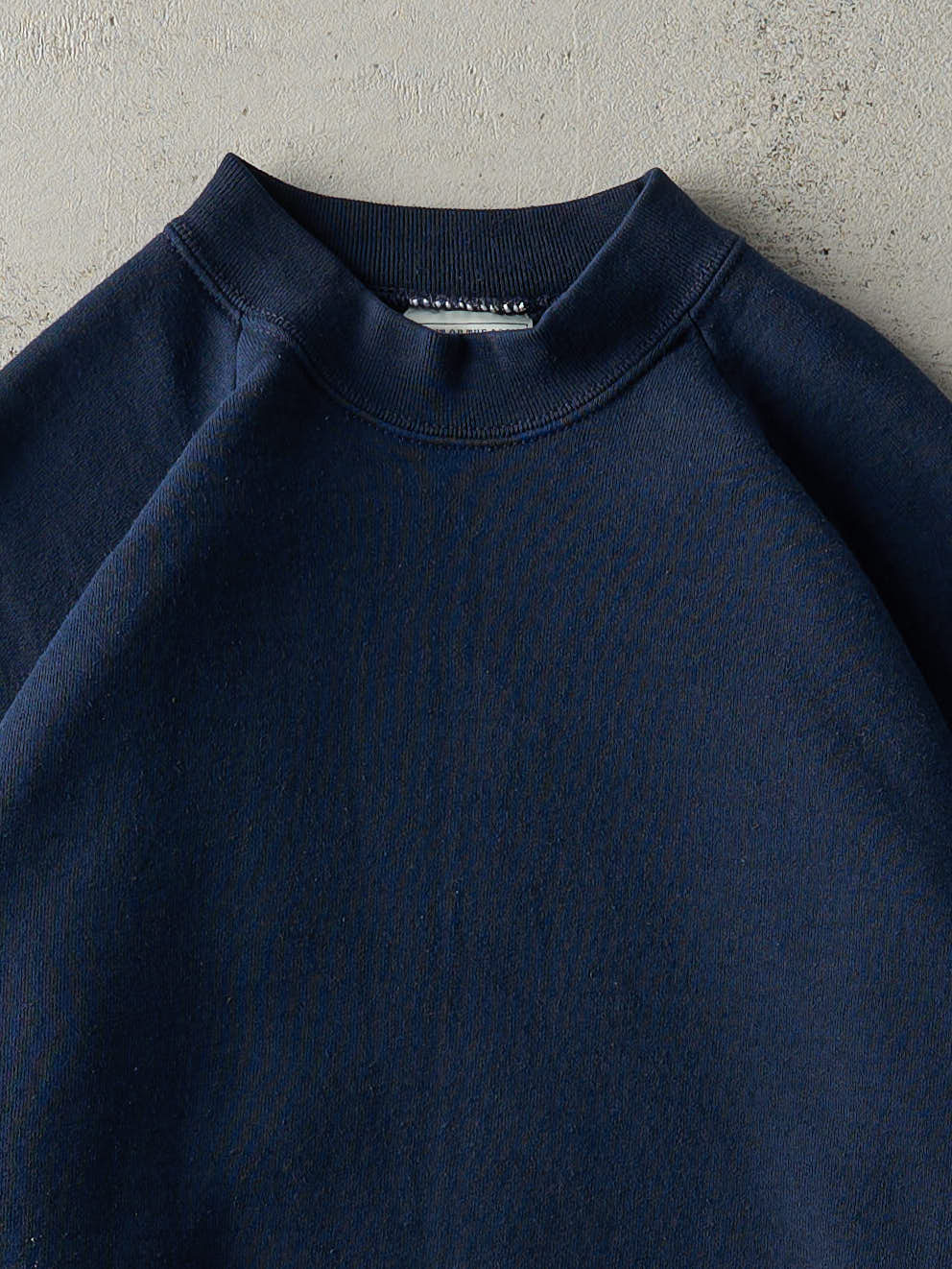 Vintage 90s Navy Blue Blank Crewneck (M/L)