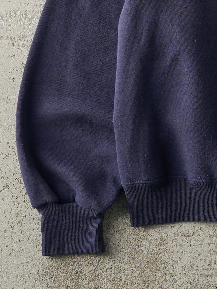 Vintage 80s Navy Blue Masra Crewneck (XS/S)