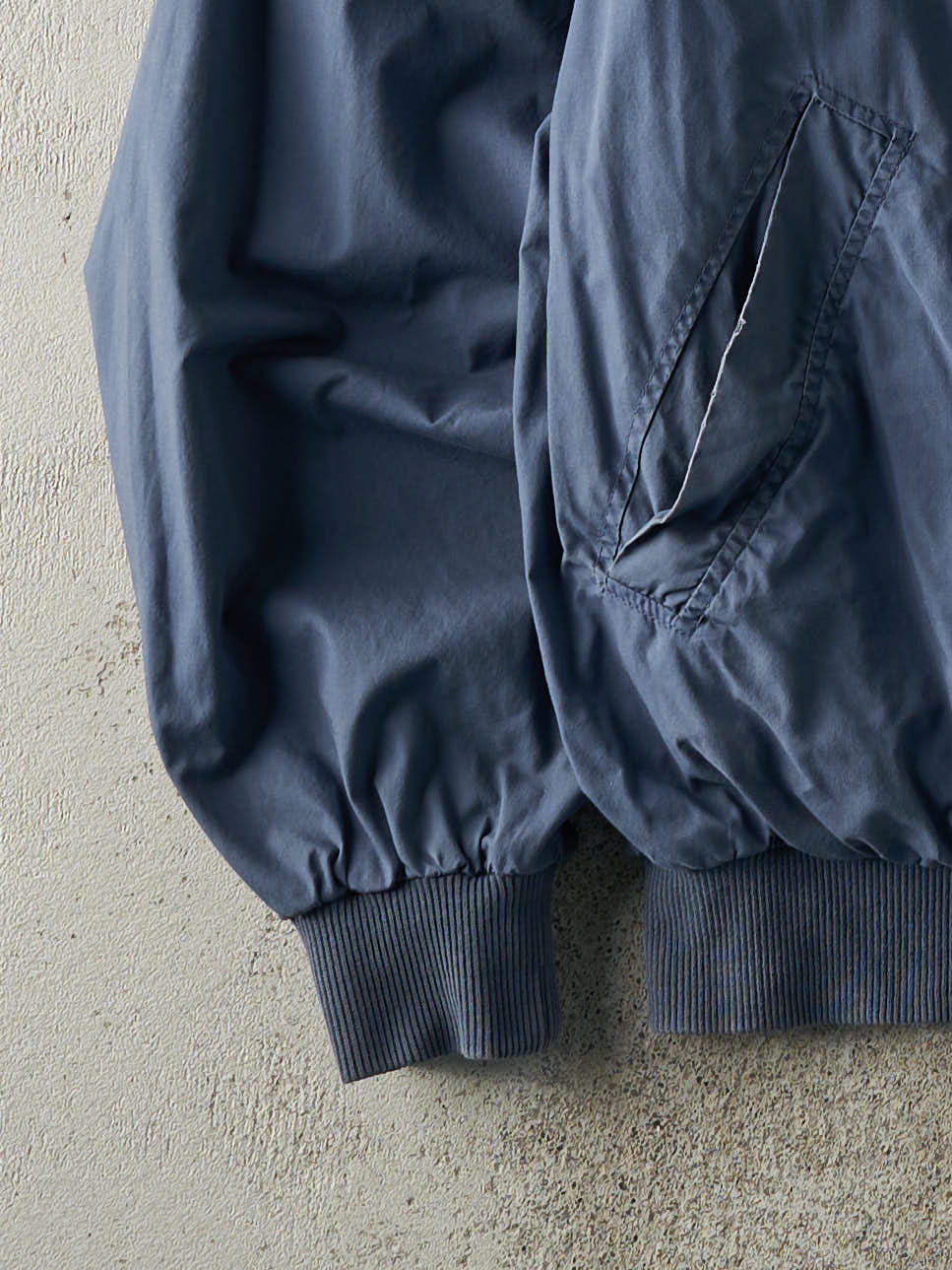 Vintage 90s Slate Blue Lacoste Bomber Jacket (M)