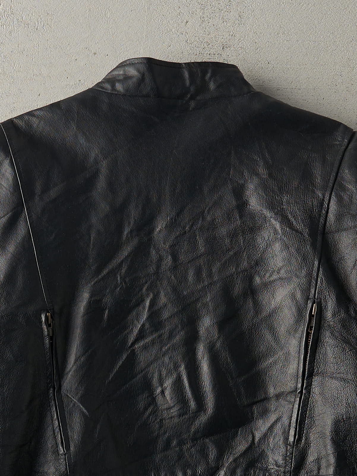Vintage Y2K Black Riders Club Lifetime Member Leather Biker Jacket (L)