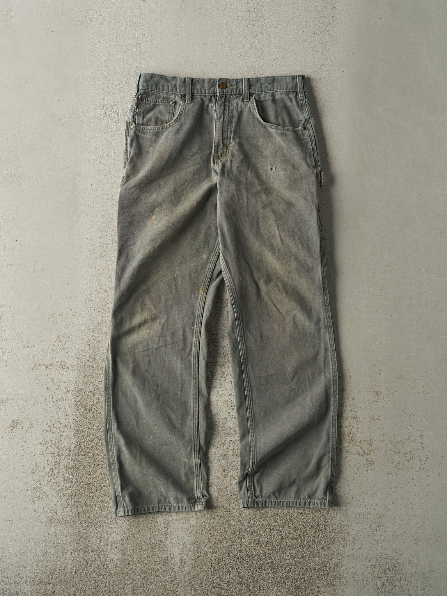 Vintage Y2K Green Lightweight Carhartt Carpenter Pants (32x31)
