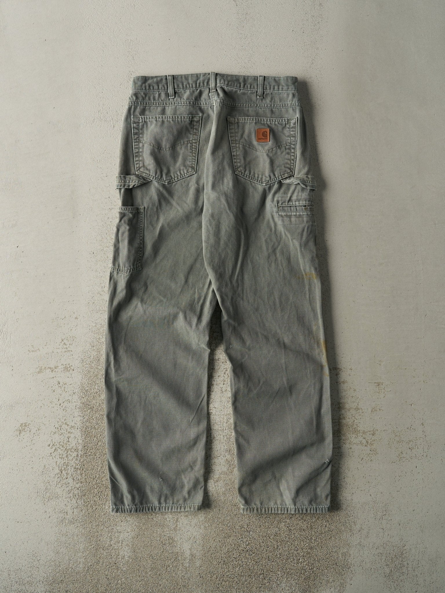 Vintage Y2K Green Lightweight Carhartt Carpenter Pants (32x31)