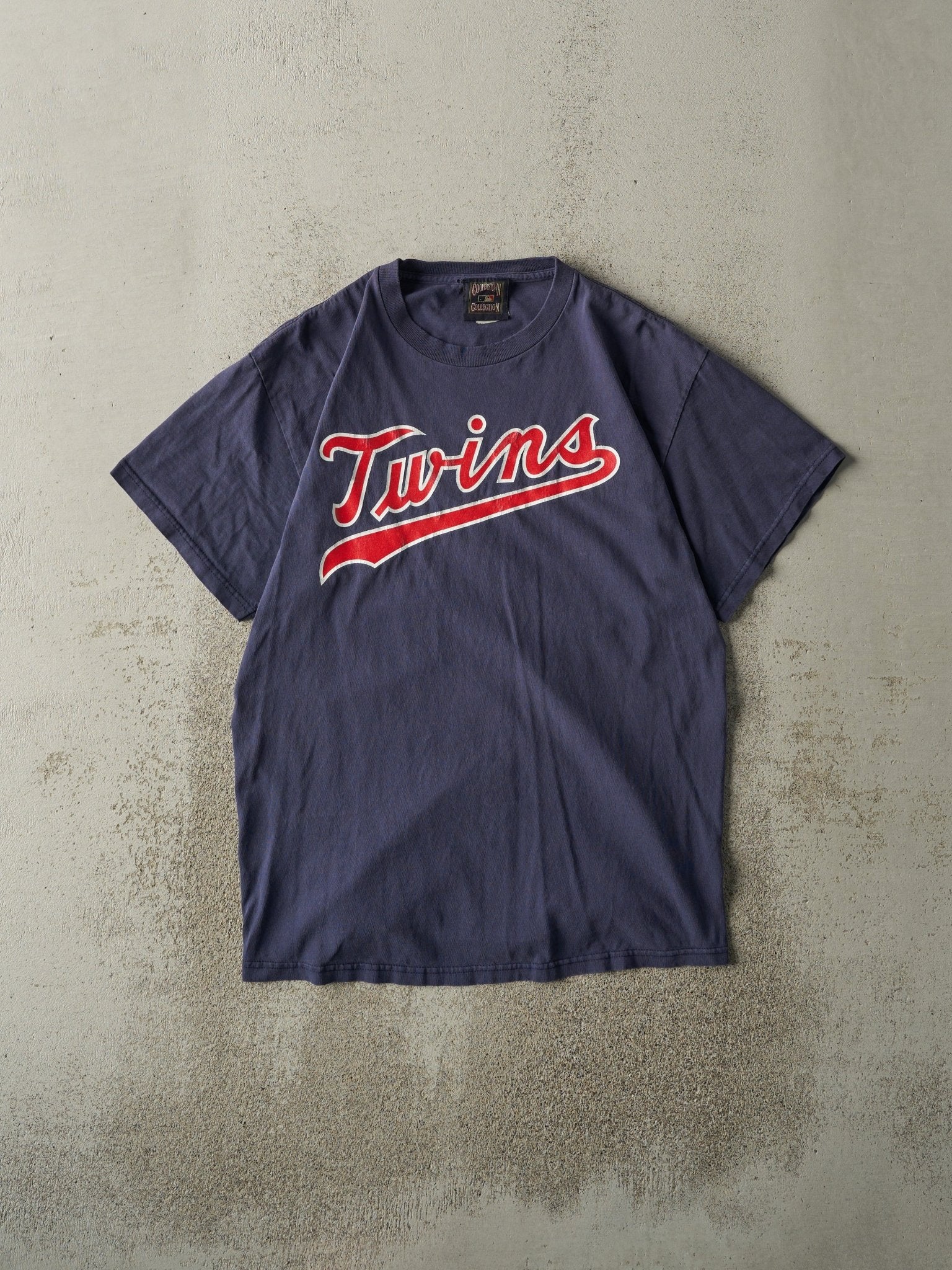 Vintage Y2K Navy Blue Minnesota Twins Tee (M)