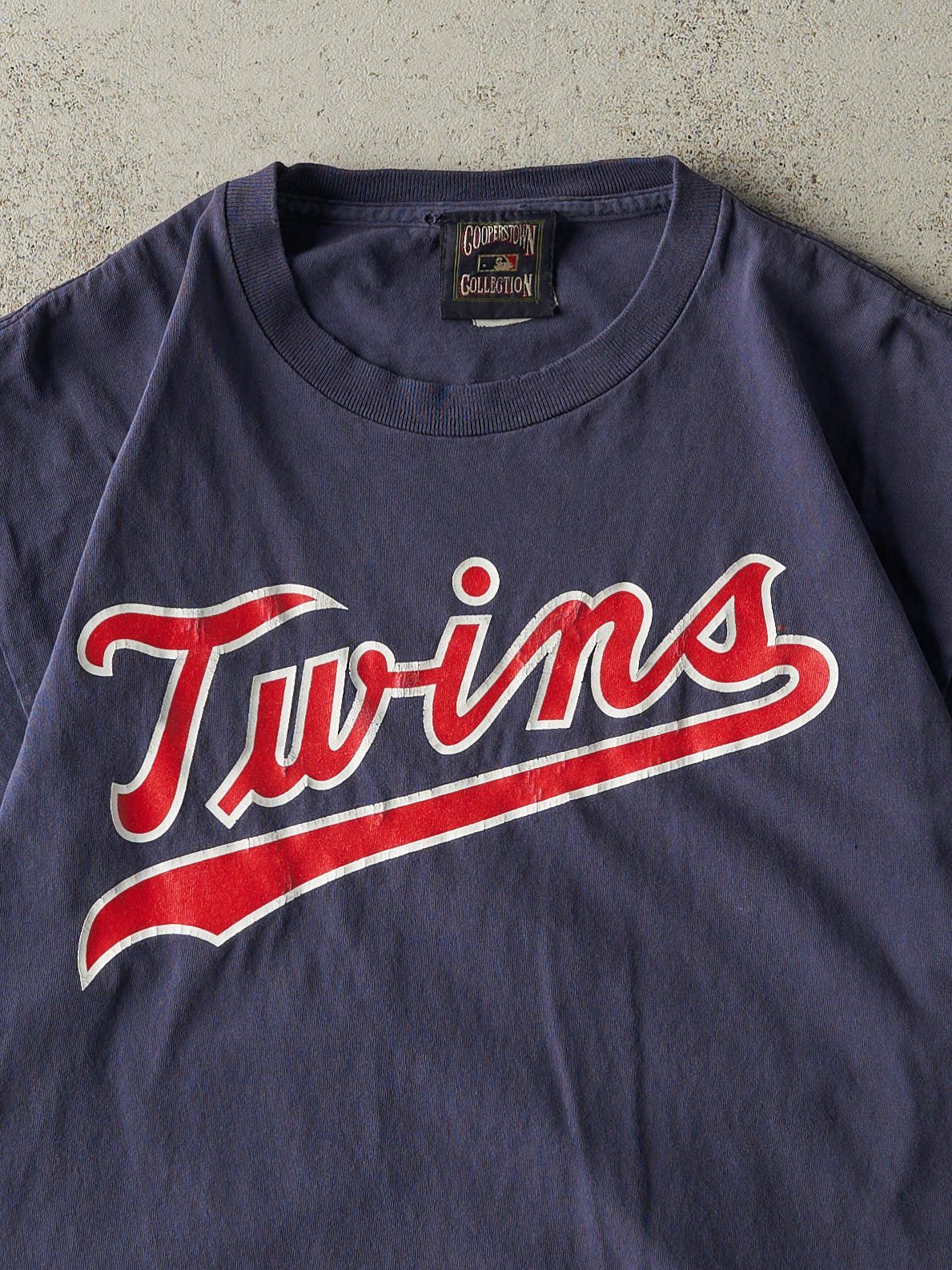 Vintage Y2K Navy Blue Minnesota Twins Tee (M)