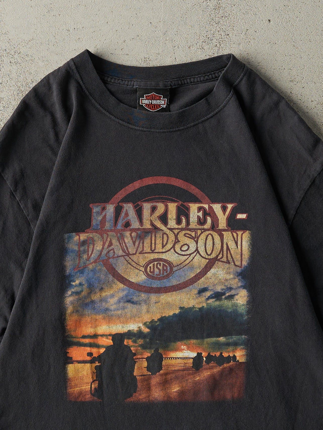 Vintage Y2K Black Prescott Arizona Harley Davidson Tee (S)