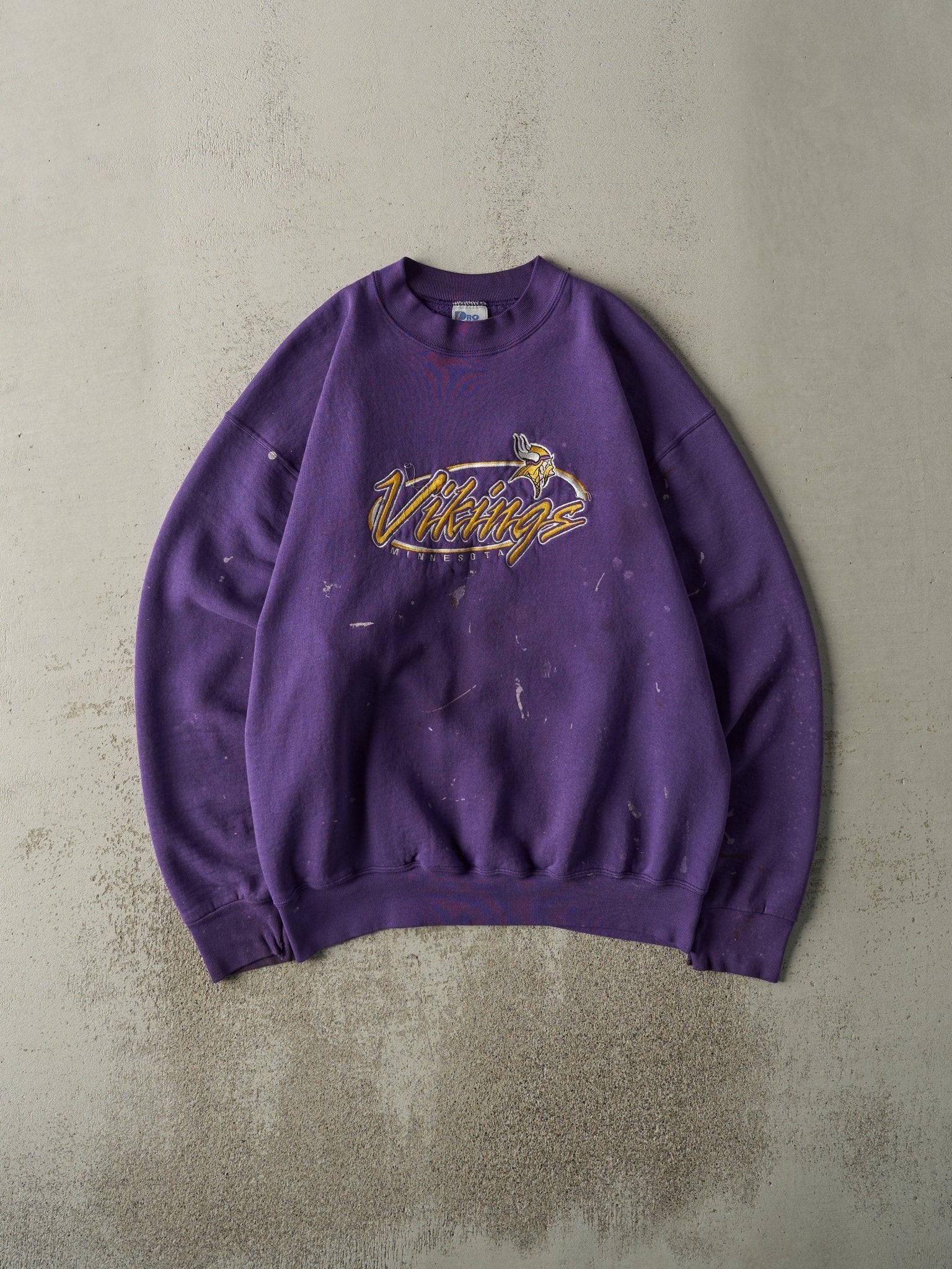 Vintage 90s Purple Minnesota Vikings Crewneck (L)