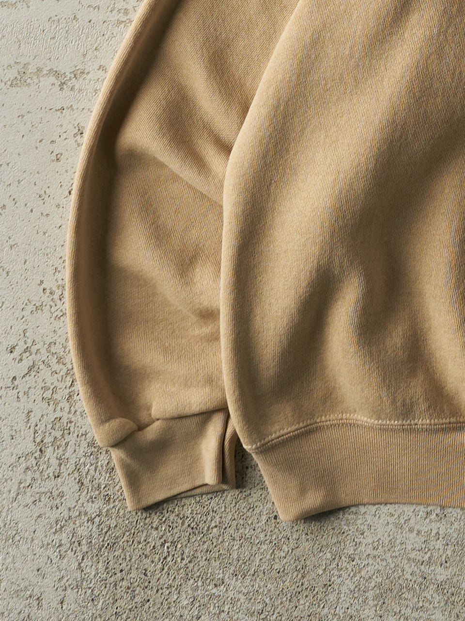 Vintage 90s Beige Blank Crewneck (XL)