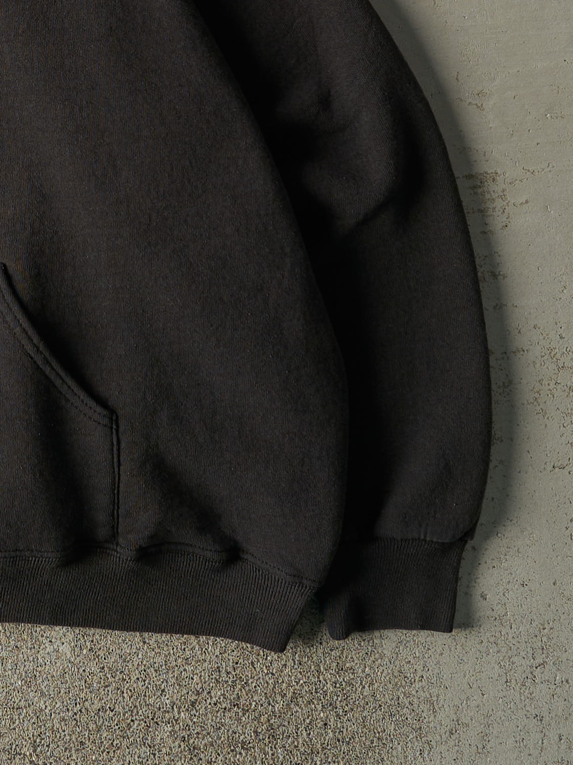 Vintage 90s Faded Black Embroidered USA Olympics Boxy Hoodie (L)