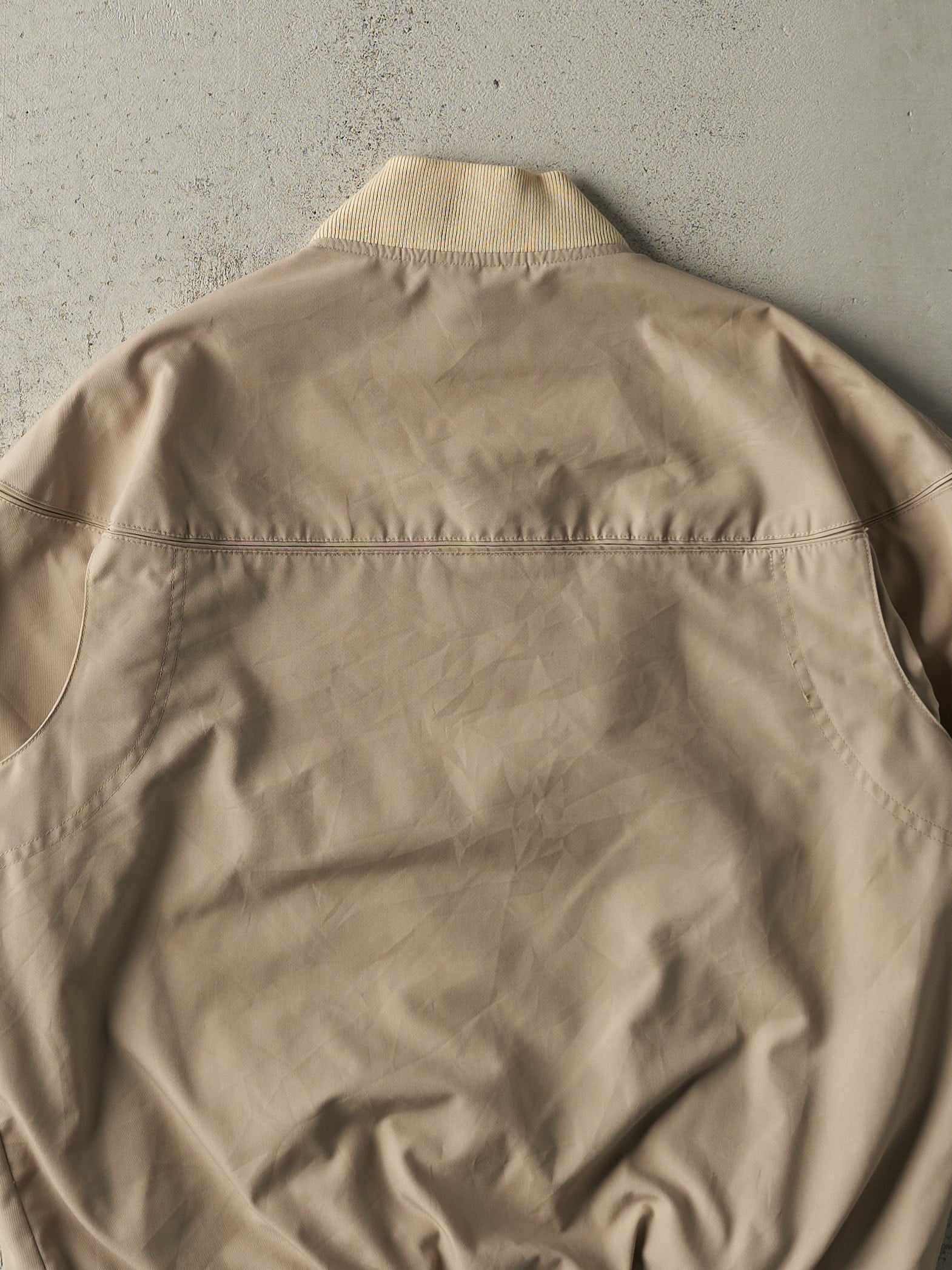 Vintage 80s Beige Kentfield Harrington Jacket (M/L)