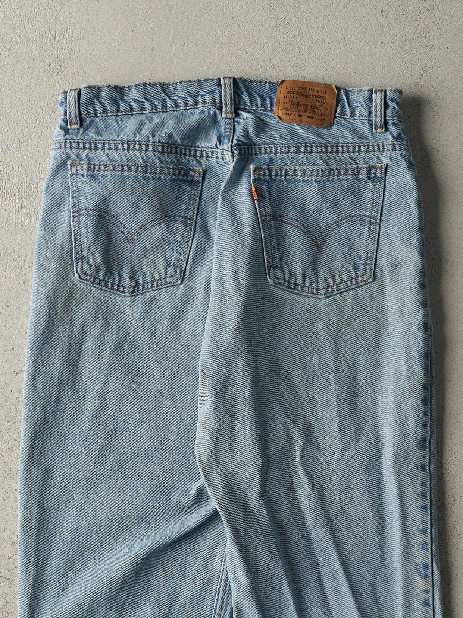 Vintage 80s Light Wash Levi's Orange Tab Jeans (32x29.5)