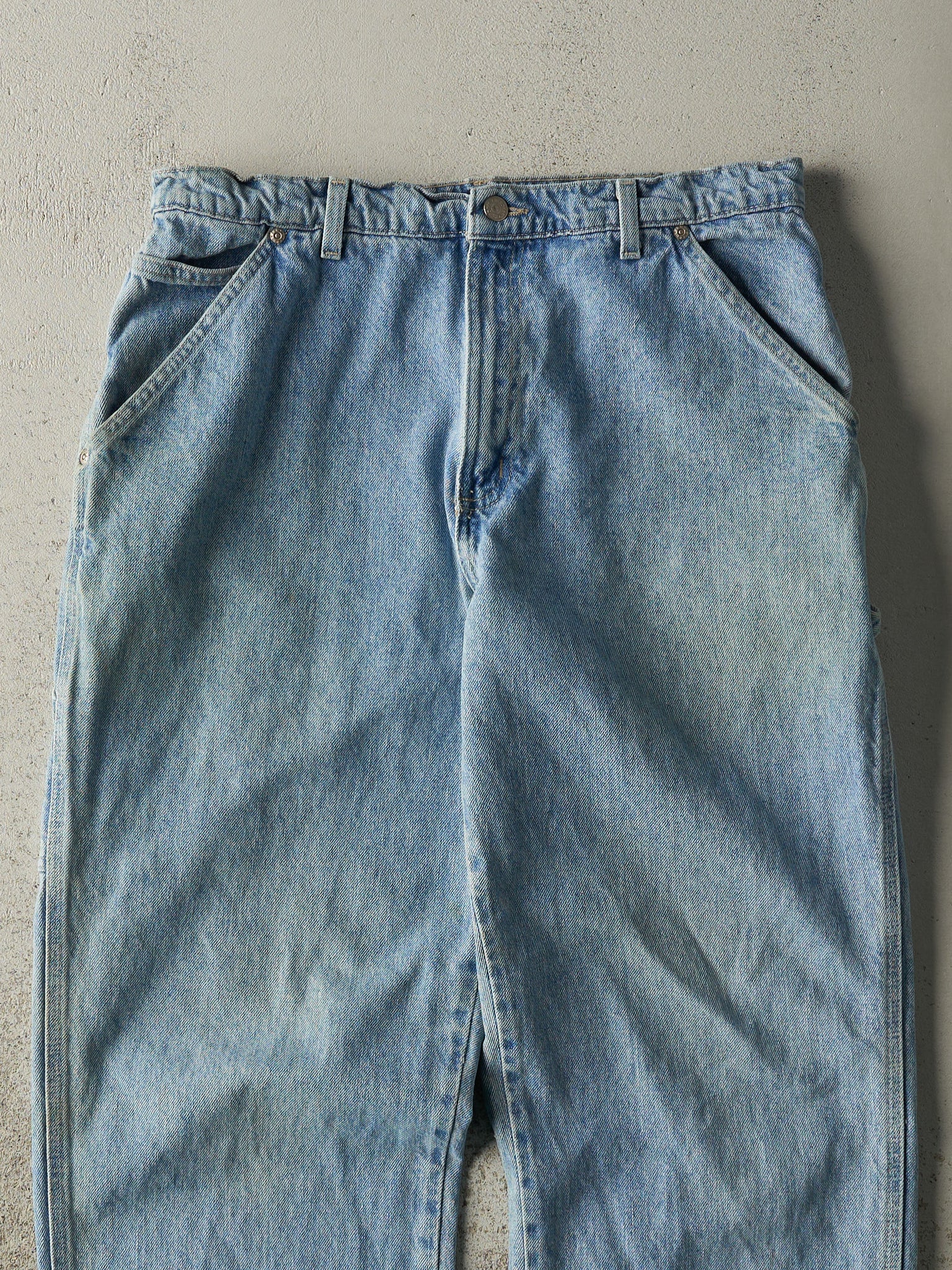 Vintage 90s Light Wash Carpenter Jeans (34x30.5)